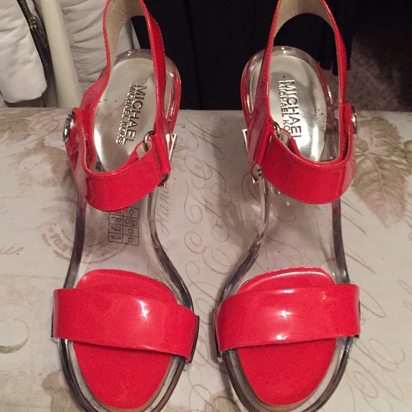 michael kors heels orange